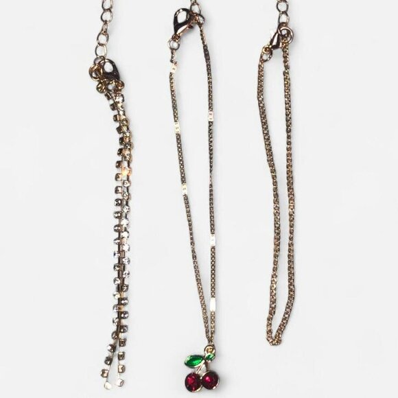 F21 Cherry Anklet Set - Picture 3 of 4